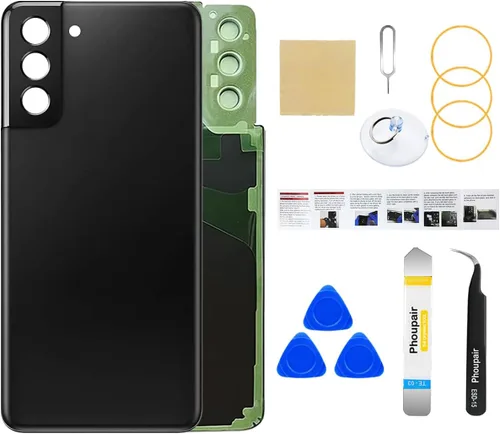 Miniatura 18 de Reemplazo de cristal trasero para Samsung Galaxy S24 con kit de herramientas de reparación profesional (Amber Yellow)
