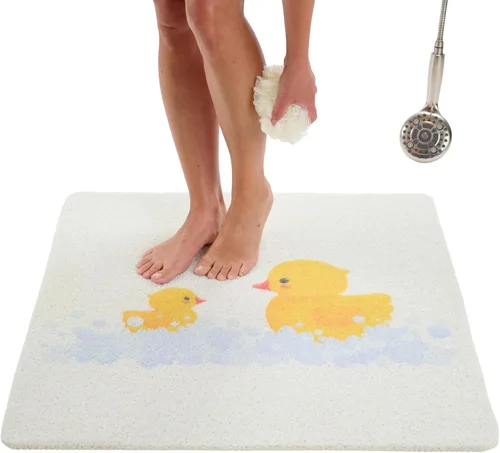 Miniatura 141 de Tapete de ducha antideslizante para bañera - Tapete de baño de lufa para baño - Tapete de baño de 40 x 16 pulgadas - Alfombra de baño antideslizante