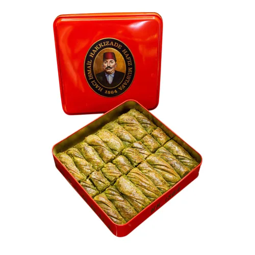 Miniatura 49 de Hafiz Mustafa 1864 Istanbul Baklava - Caja de pastelería - Bocadillos de postre de Baklava horneados hechos de hojas de masa filo fresca, pistacho