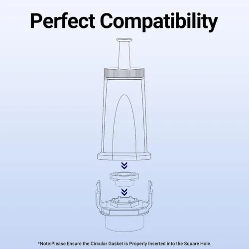 Miniatura 7 de Paquete de 2 filtros de agua de repuesto para máquina de espresso Breville Barista Touch Bes880, Barista Pro BES878, Oracle Touch BES990, Oracle