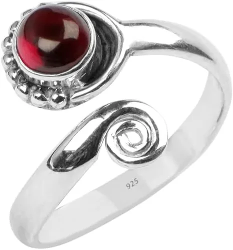 Miniatura 21 de Gemstone Stone Toe Ring 925 Sterling Silver Feet Body Jewellery Handame Toe Ring Gemstone Adjustable Toering For Girls Women Gift Jewellery