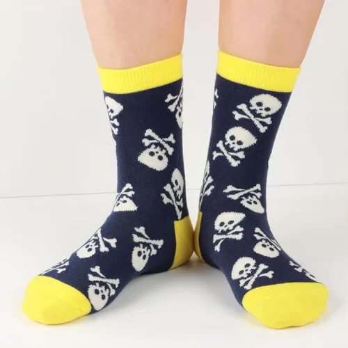 Miniatura 3 de COTTON DAY Kids Boys Fun Novelty Socks Colorful Pattern Design Shark Scull Robot Dinosaur
