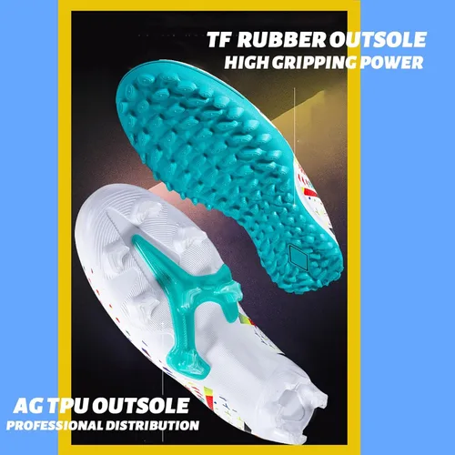 Miniatura 5 de Niber Zapatos deportivos de fútbol para niños y hombres, tenis de fútbol para equipo de fútbol, ligeros, para correr, al aire libre, cómodos