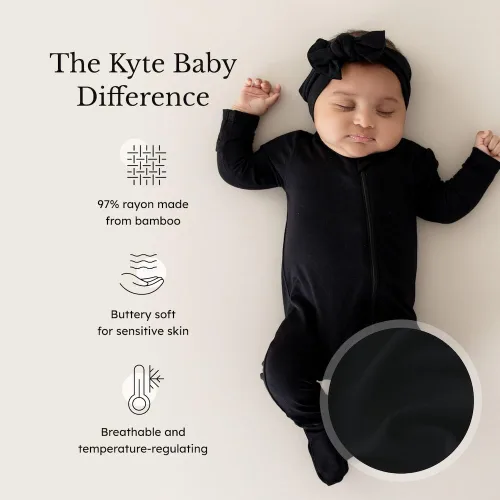 Miniatura 51 de KYTE BABY Pies unisex con cierre de cremallera, rayón hecho de bambú, 0-24 meses