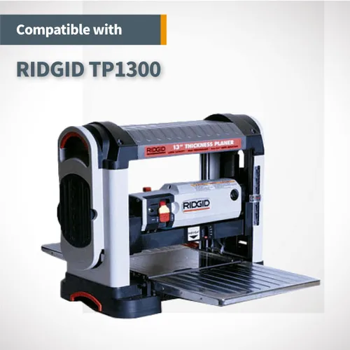 Miniatura 5 de POWERTEC Cuchillas cepilladoras de 13 pulgadas para cepilladoras Ridgid TP1300, TP13001, TP13002, repuesto para cuchillos cepilladores AC8630, juego