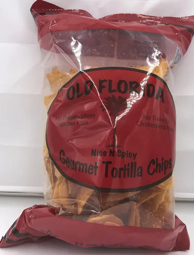 Miniatura 6 de Old Florida Gourmet Chips de tortilla – Paquete variado de cuatro (4) – Incluye tortillas originales, sensación de lima, agradables y picantes