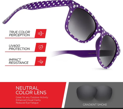 Miniatura 3 de Retro Rewind Gafas de sol vintage a la moda de lunares para mujer UV400