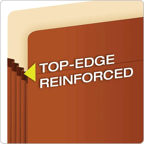 Miniatura 3 de Bolsillos de archivo expandibles Pendaflex, tamaño carta, redope, expansión de 3.5", reforzados con material DuPont™ Tyvek®, redope, 25 por caja