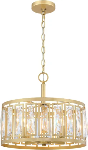 Miniatura 10 de Lámpara colgante de cristal con pantalla de tambor negra mate, araña de 2 paquetes para isla de cocina, luces de techo modernas para sala de estar