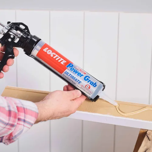 Miniatura 8 de Loctite Power Grab Ultimate Crystal Clear - Adhesivo de construcción transparente como cristal, cartucho de 9 onzas líquidas, 1 paquete - Pegamento
