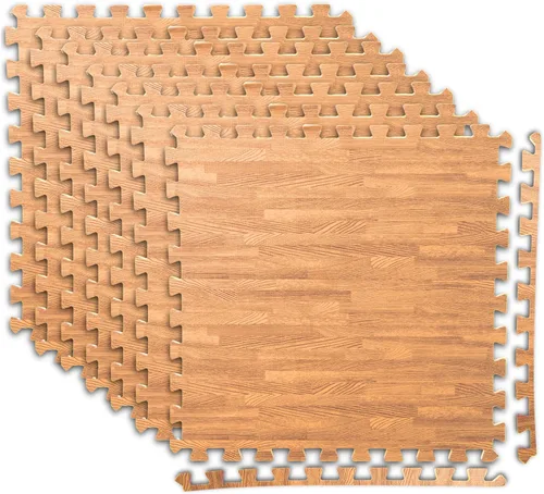 Miniatura 16 de Art3d Eva Puzzle - Alfombrillas de ejercicio de espuma de 24 x 24 x 1/2 pulgadas de grosor para gimnasios, pisos, entrenamiento, equipos