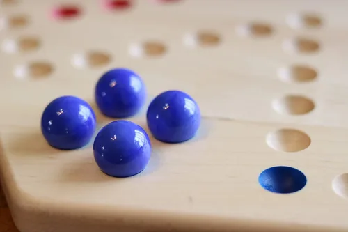 Miniatura 9 de Wahoo - Juego de mesa de mármol, 16 pulgadas de ancho, madera de arce, doble cara