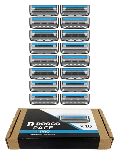 Paquete de cuatro cuchillas de afeitado, de Dorco Pace, No Model, 16