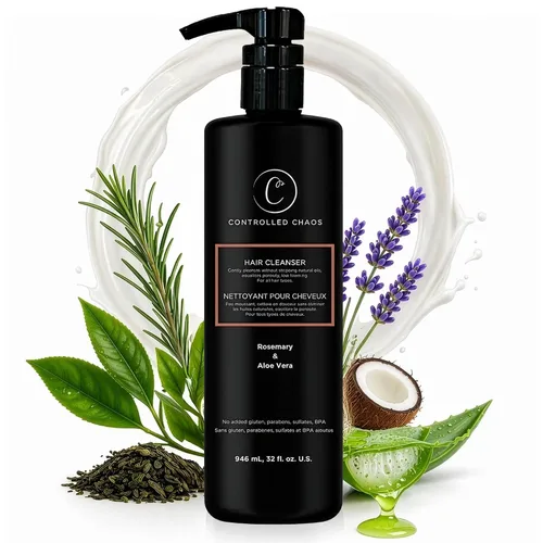 Miniatura 10 de Controlled Chaos Limpiador para cabello y cuero cabelludo, limpiador de baja espuma que calma, calma y equilibra el cuero cabelludo, hidrata
