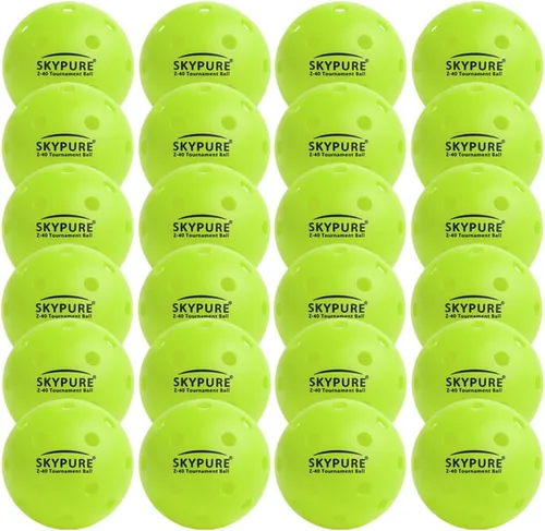 Miniatura 9 de Pelotas de pickleball Z40 para exteriores – Aprobado por USAPA de 40 hoyos de una sola pieza sin costuras para jugar en torneos, entrenamiento y 1
