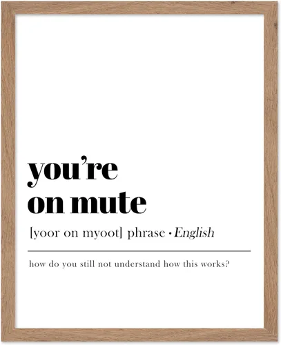 Miniatura 25 de Póster de Arte de Diccionario de Poster Master - Definición de "Just Following Up" Impreso - Arte Tipográfico - Regalo para Hombres, Mujeres