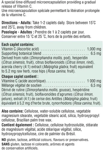 Miniatura 3 de Jamieson Vitamina C 1,000 mg de liberación cronometrada