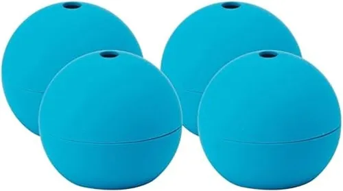 Miniatura 13 de Houdini Swizzle Sphere - Molde para hielo, bandeja de 2 piezas, azul marino