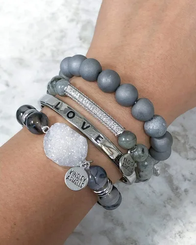 Miniatura 4 de Kinsley Armelle Colección Stone - Pulsera Lunar de Plata
