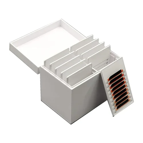 Miniatura 7 de Caja de almacenamiento de pestañas acrílicas de 10 capas, herramienta de extensión para pestañas, organizador de maquillaje, soporte para palés