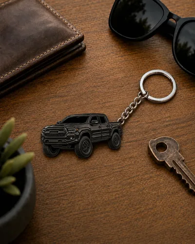 Miniatura 2 de Llavero Tacoma – Accesorios Tacoma 2016-2022 mods 2023 2024 Cool Key Chain Fob Cover 3ª generación Toy Truck
