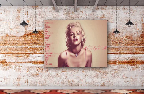 Miniatura 6 de SpiritualHands Marilyn Monroe - Lienzo decorativo para pared y póster – Decoración femenina moderna de maquillaje femenino, impresión de moda