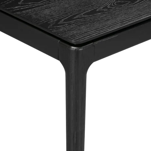 Miniatura 6 de NTC Mingle - Mesa consola de 47 pulgadas, moderna mesa de entrada de madera maciza con cajón oculto, impermeable y resistente al calor, mesa Negro