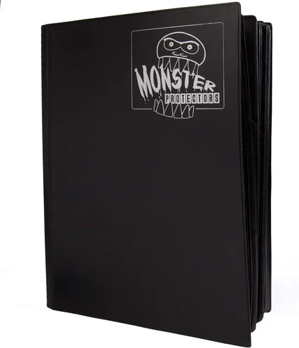 Miniatura 8 de Monster Mega XL - Álbum de tarjetas coleccionables de 9 bolsillos, dos veces más grueso que la carpeta original de Monster con 40 páginas, capacidad
