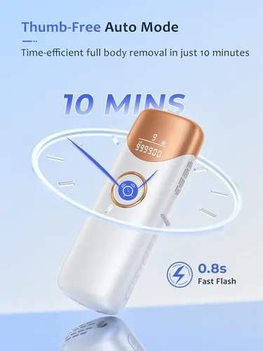 Miniatura 6 de Ubroo Depilación láser, dispositivo de depilación IPL con enfriamiento de hielo de 41.0 °F, depilación láser en casa para mujeres y hombres, uso