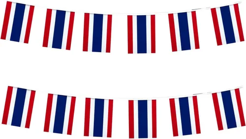 Miniatura 42 de Bandera de Francia Pequeña Mini Bandera Francesa Banner Decoraciones para Desfiles, Fiestas, Aulas, Jardines y Festivales (Francia)