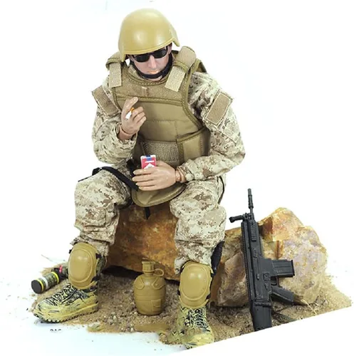Pipigirl Figura de acción de fuerzas especiales de 1/6 de 12 pulgadas, modelo de soldado flexible del equipo SWAT, para niños, adultos, sellos