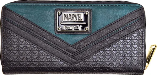 Miniatura 2 de Loungefly Marvel Loki - Cartera de piel sintética con cremallera