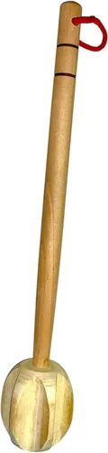 MOLINILLO para chocolate en Madera lisa tradicional hecho en Colombia 13" Madera
