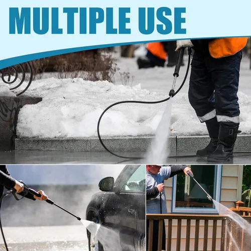 Miniatura 6 de JOEJET Accesorios de conexión rápida para lavadora a presión de 1/4", adaptador de lavadora a presión de acero inoxidable, enchufe de desconexión