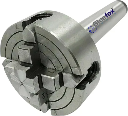 Miniatura 6 de Portabrocas de torno independiente de 4 mordazas, centro giratorio de 2-3/4 pulgadas 2.756 in roscado M14 x 1 Mini máquinas de torno perfecto
