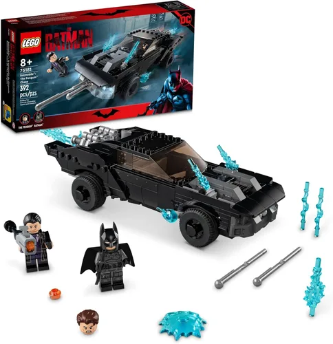 LEGO DC Batman Batmobile: The Penguin Chase 76181 - Juguete de coche, idea de regalo para niños, niños y niñas de 8 años con minifigura de Batman y