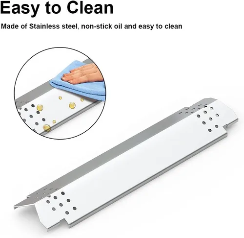 Miniatura 5 de Placas de calor para parrilla, piezas de repuesto para Nexgrill de Home Depot 720-0830H, 5 quemadores 720-0888, 720-0888N, 720-0882A, 720-0882S, 6