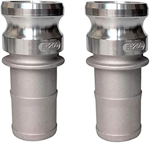 Miniatura 8 de 2 accesorios de aluminio Camlock - Accesorios de manguera de leva y ranura tipo E, acoplamiento Camlock de 1 pulgada
