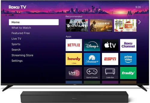 Miniatura 16 de Roku Smart TV 2025 – Serie Pro de 55 pulgadas, TV Mini-LED – RokuTV con Control Remoto por Voz Retroiluminado Pro – Televisión 4K QLED de Pantalla