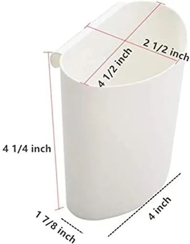 Miniatura 2 de 4 portavasos colgantes, accesorios para carrito rodante, contenedores de plantas, macetas colgantes, ahorro de espacio, cubo de almacenamiento
