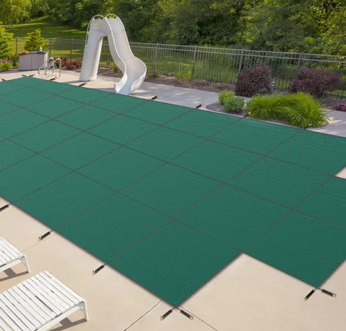 Miniatura 14 de iCOVER - Cubierta de seguridad para piscina interior, 16 x 32 pies, cubierta de seguridad rectangular para piscinas interiores, cubierta de piscina