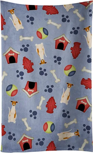 Miniatura 141 de Caroline's Treasures BB2654KTWL Dog House Collection Airedale - Toalla de cocina para invitados, toalla de baño decorativa para cara, té, paño