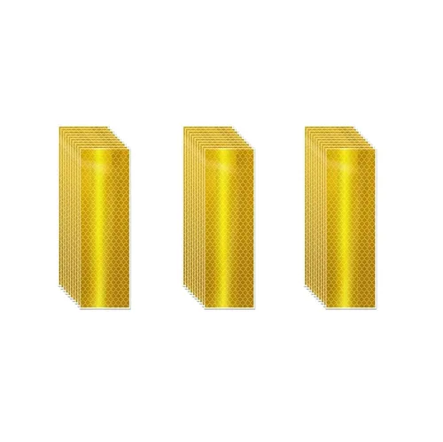 Miniatura 146 de Cinta reflectante blanca de 4 pulgadas, adhesivo de seguridad de advertencia impermeable para exteriores (10 pies)
