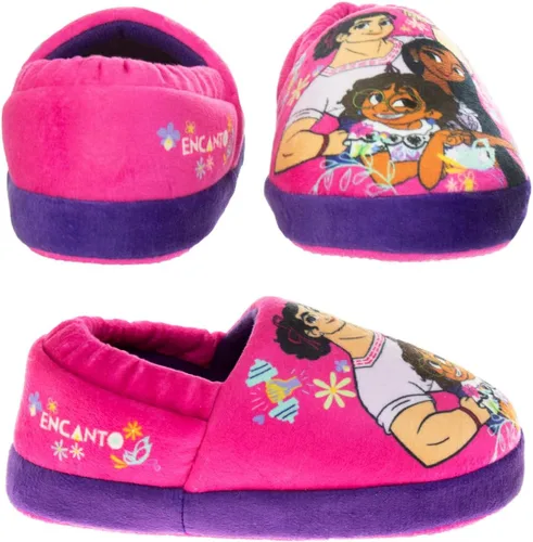 Miniatura 5 de DISNEY Pantuflas de princesa Encanto Cenicienta Ariel Jasmine Tianna para niñas, ligeras, cálidas, cómodas, suaves, Aline Girls (niños pequeños)