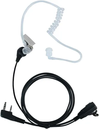 Miniatura 2 de Caroo Walkie Talkies - Auricular de radio para Kenwood de 2 pines para Baofeng UV-5R BF-888S BF-F8HP BF-F9 UV-82 UV-82HP Auricular para Kenwood