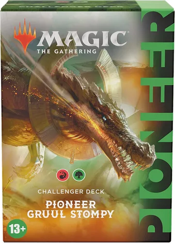 Miniatura 2 de Magic: The Gathering Pioneer Challenger Deck 2022 - Gruul Stompy (rojo-verde)