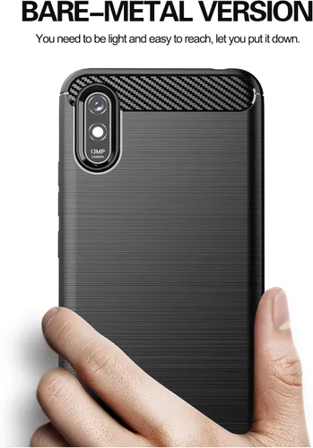 Miniatura 4 de Asuwish Funda de teléfono para Xiaomi Redmi 9A Redme 9i con protector de pantalla de vidrio templado y accesorios de celda suave y delgada