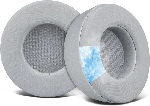 Miniatura 13 de SOULWIT Almohadillas de enfriamiento para auriculares Corsair Virtuoso, almohadillas con espuma de aislamiento de ruido de alta densidad, grosor