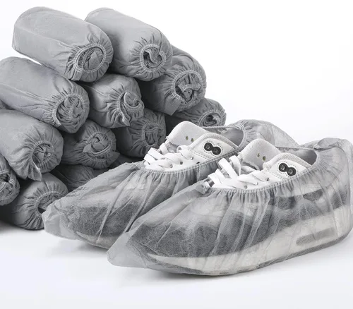 Miniatura 5 de Tigeen 200 unidades/100 pares de fundas desechables para zapatos, no tejidas, elásticas, antideslizantes, impermeables, protectores de zapatos
