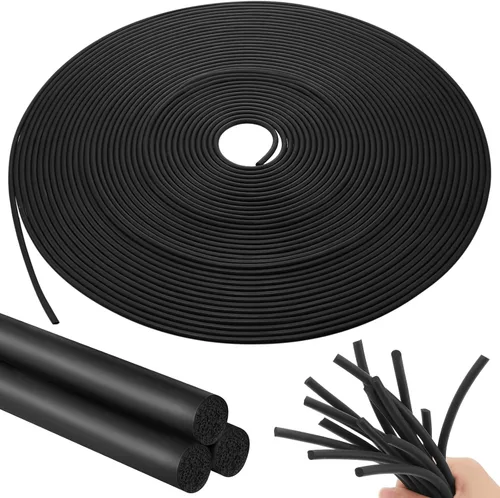 Miniatura 20 de Frienda Backer Rod - Sello de espuma de goma para calafateo para juntas de expansión, para espacios y juntas (gris, 1/4 pulgadas x 50 pies)